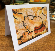 Load image into Gallery viewer, PALEOLOITHIC GUINEA PIG - greetings card
