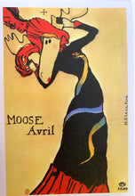 Load image into Gallery viewer, MOOSE AVRIL - postcard/miniprint
