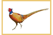 Load image into Gallery viewer, JAUNTY PHEASANT- folded card
