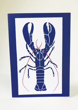 Load image into Gallery viewer, LOBSTER - folded card

